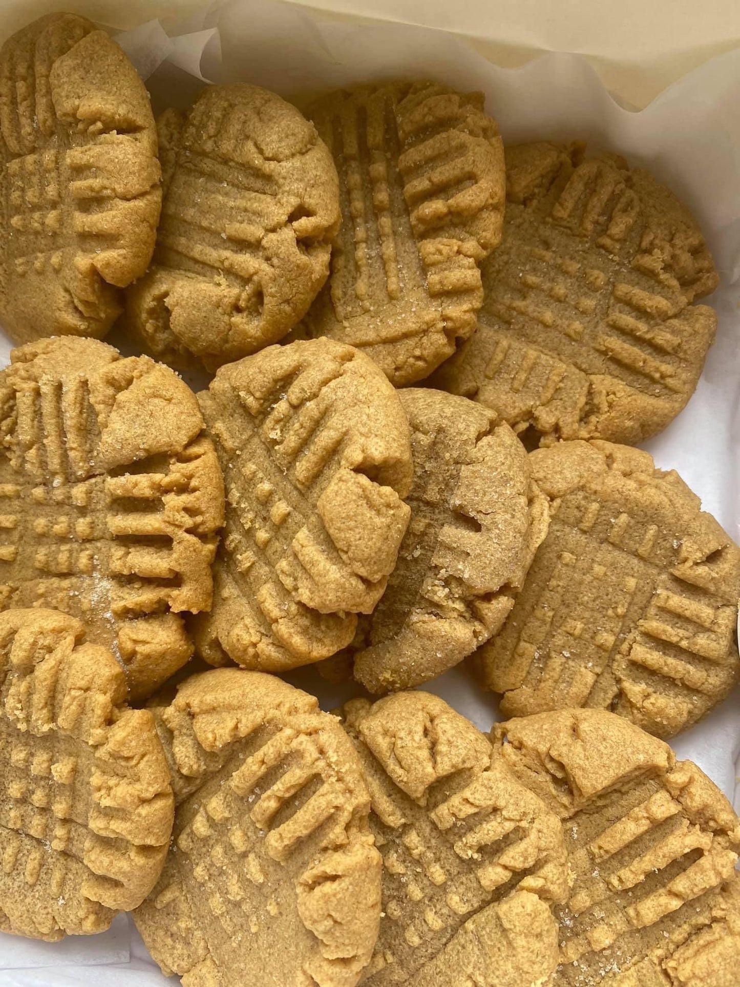 Home made peanut butter cookies