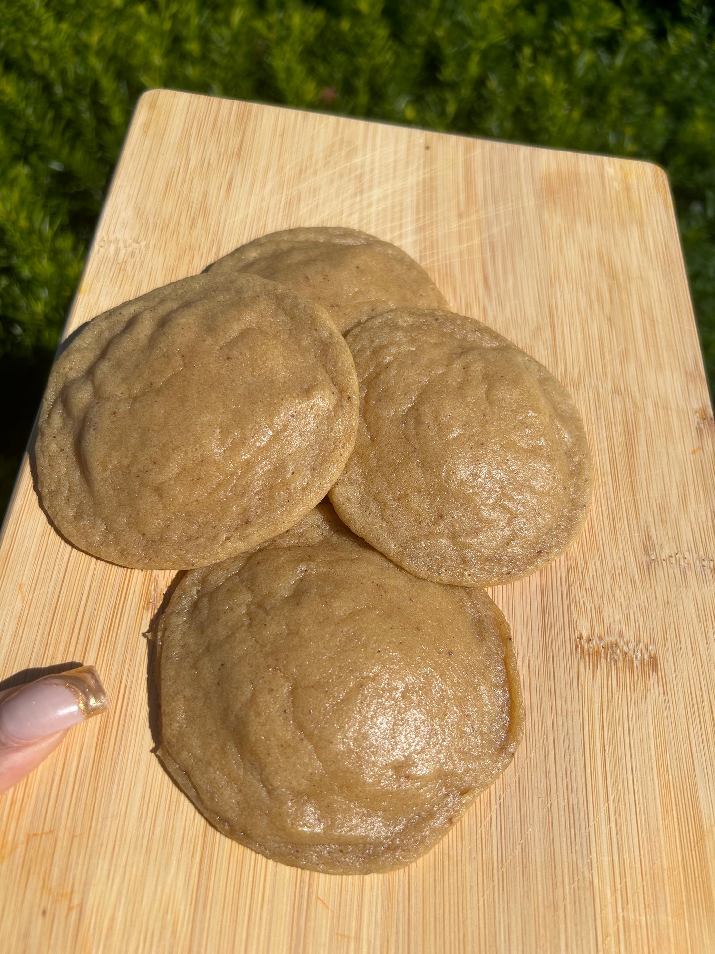 Bald head Brown butter chipless chocolate chip cookies