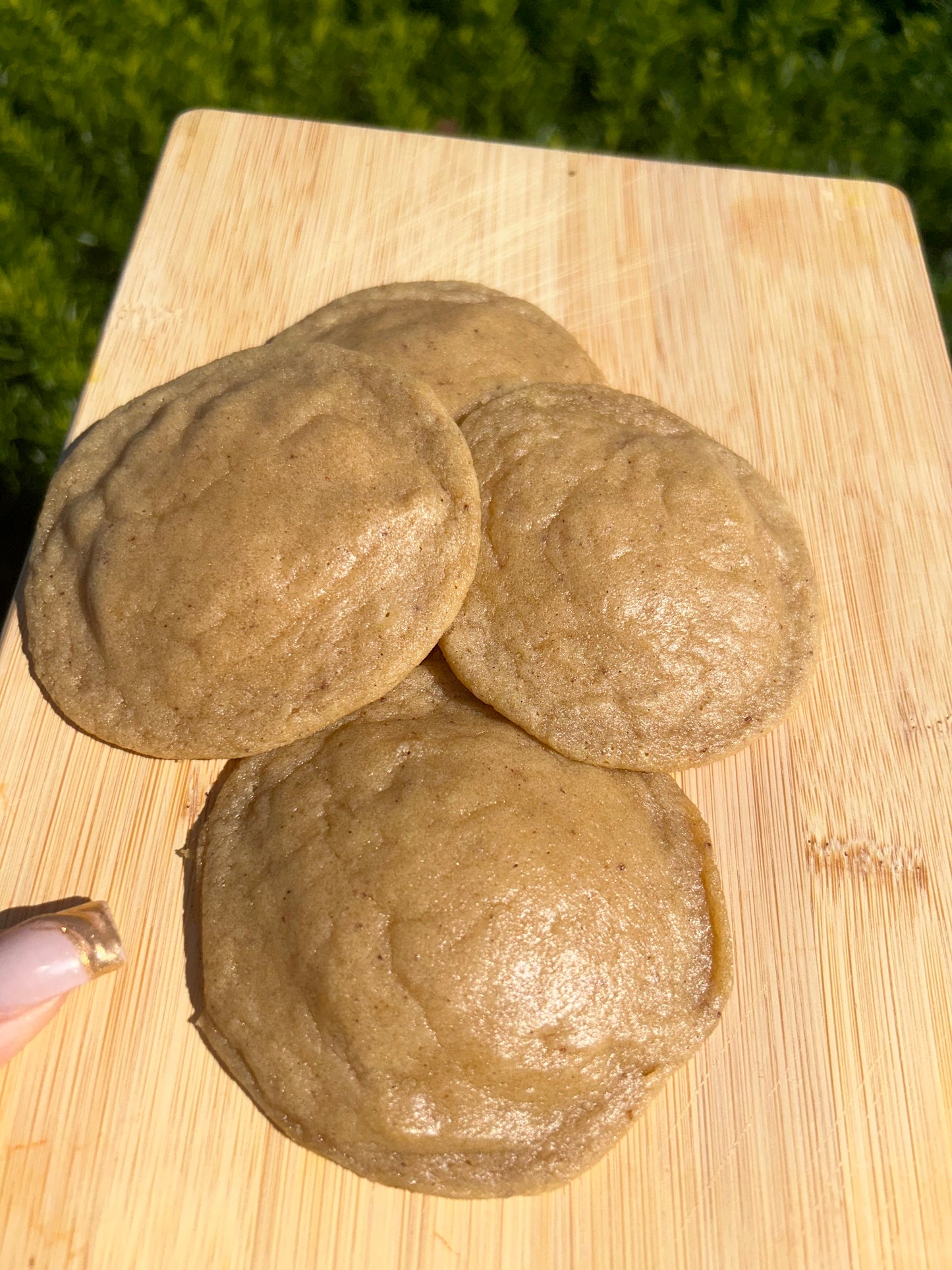 Bald head Brown butter chipless chocolate chip cookies