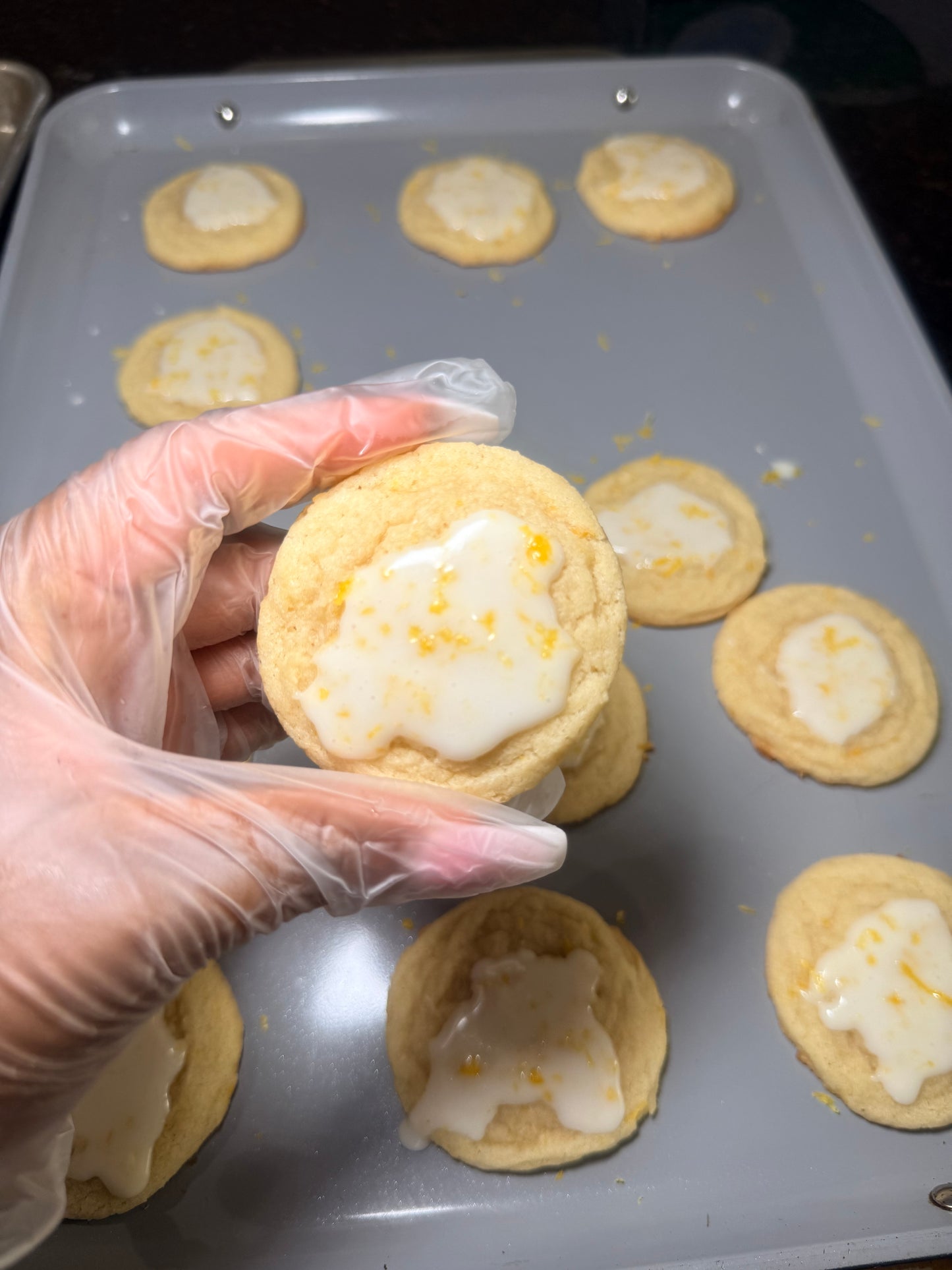 Mini bite size Lemon Bliss cookies