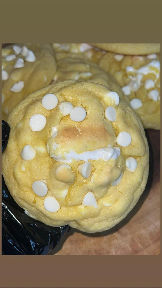 Lemon marshmallow cookies