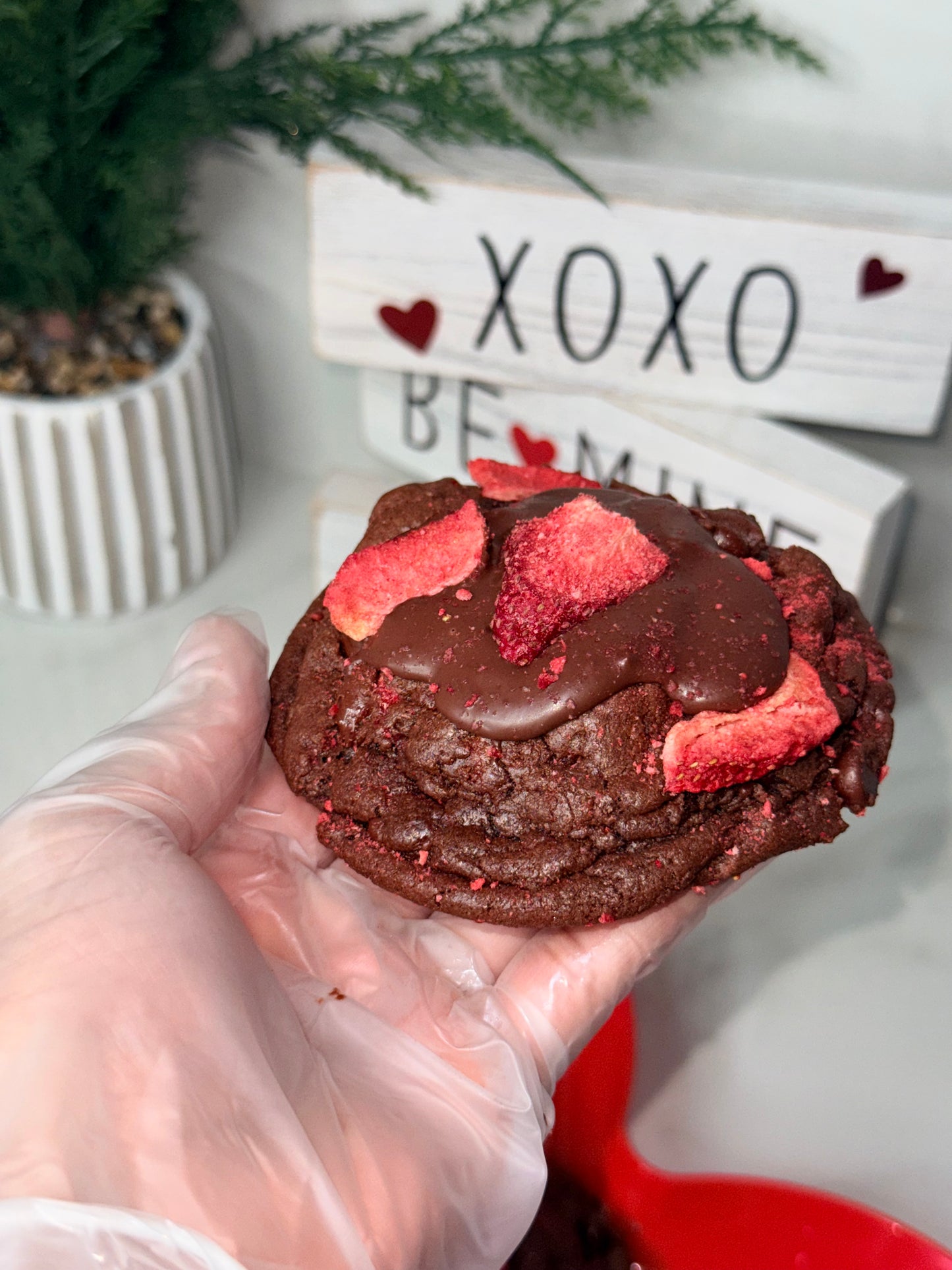 Strawberry double chocolate chip
