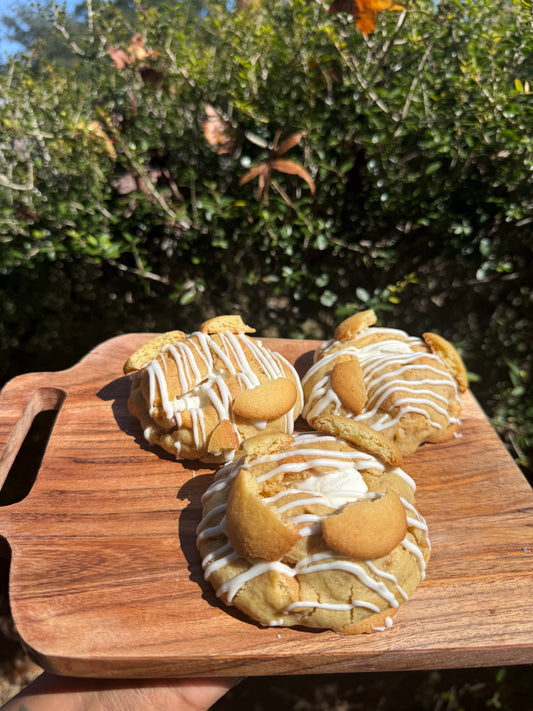 Banana pudding s’mores cookies