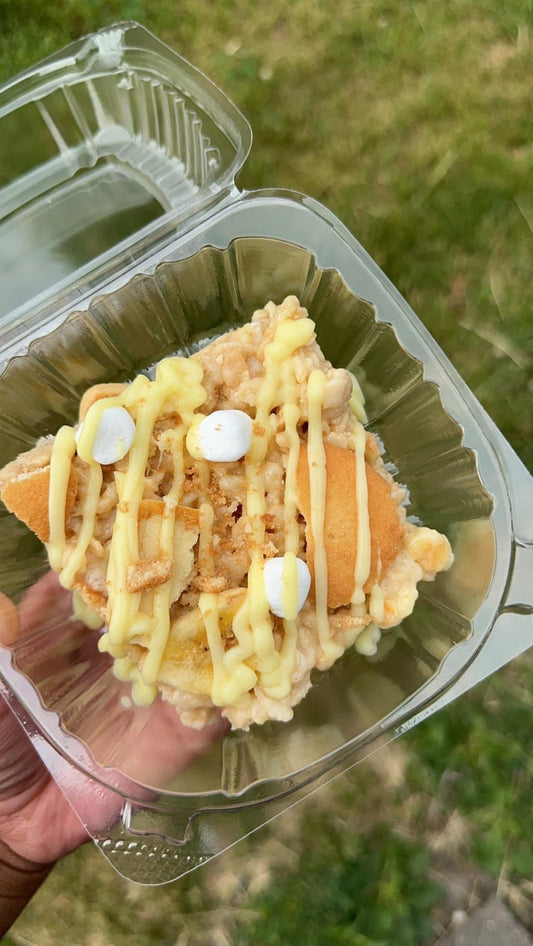 Banana pudding Rice Krispies treats