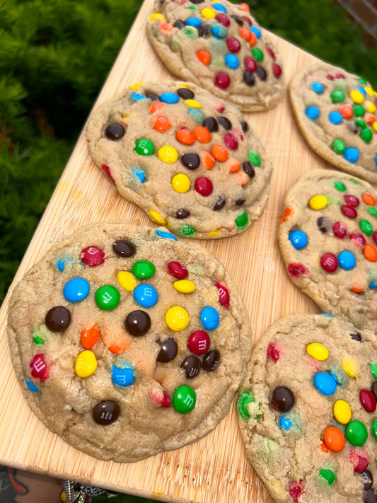 M&M’s chocolate chip cookies